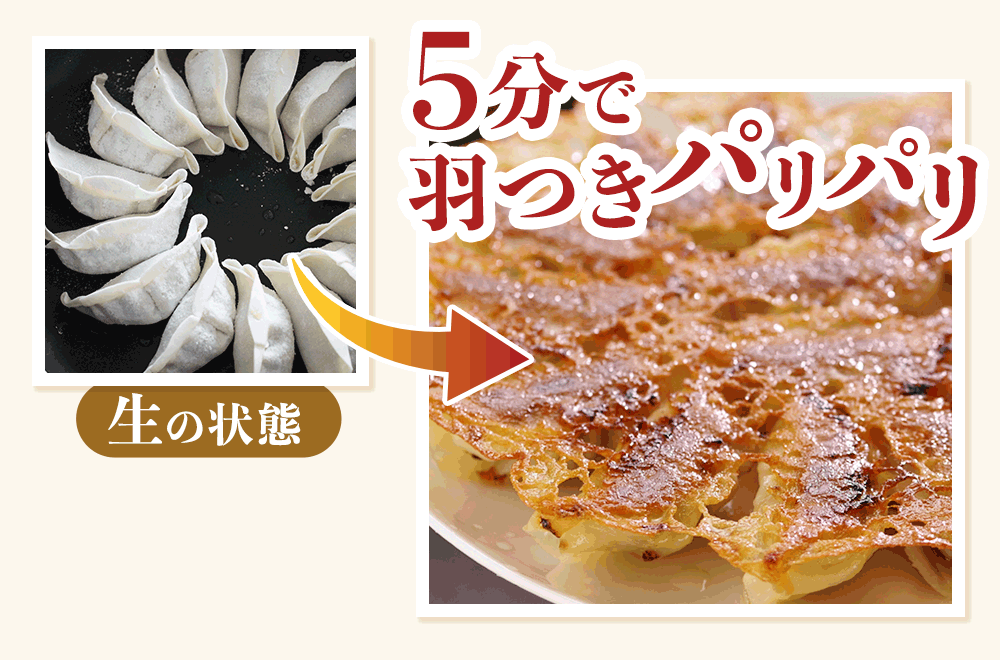 希少な九州産黒豚を餃子で味わう。野菜もすべて国産を使用した【黒豚生餃子】。送料込3,088円税込